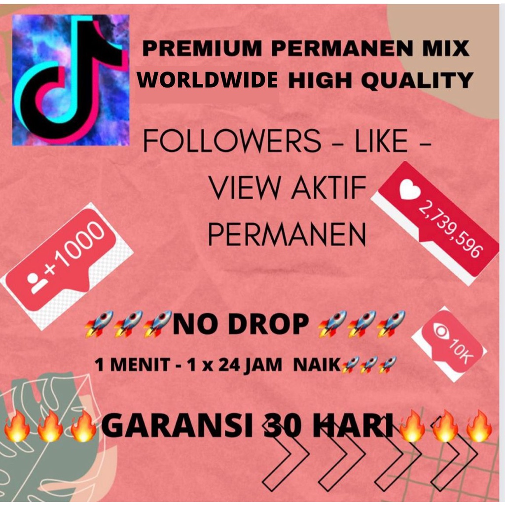 Jual Tiktok View Software View Permanen Tiktok Mix