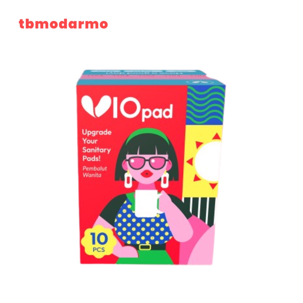 Jual Vio Sanitary Pad Day Pad 24 5 Cm 10 Pads Pembalut Premium Ultra