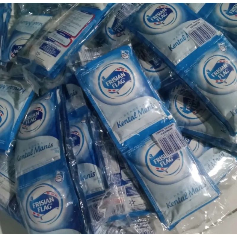 Jual Krimer Susu Bendera Kental Manis Frisian Flag Sachet Coklat