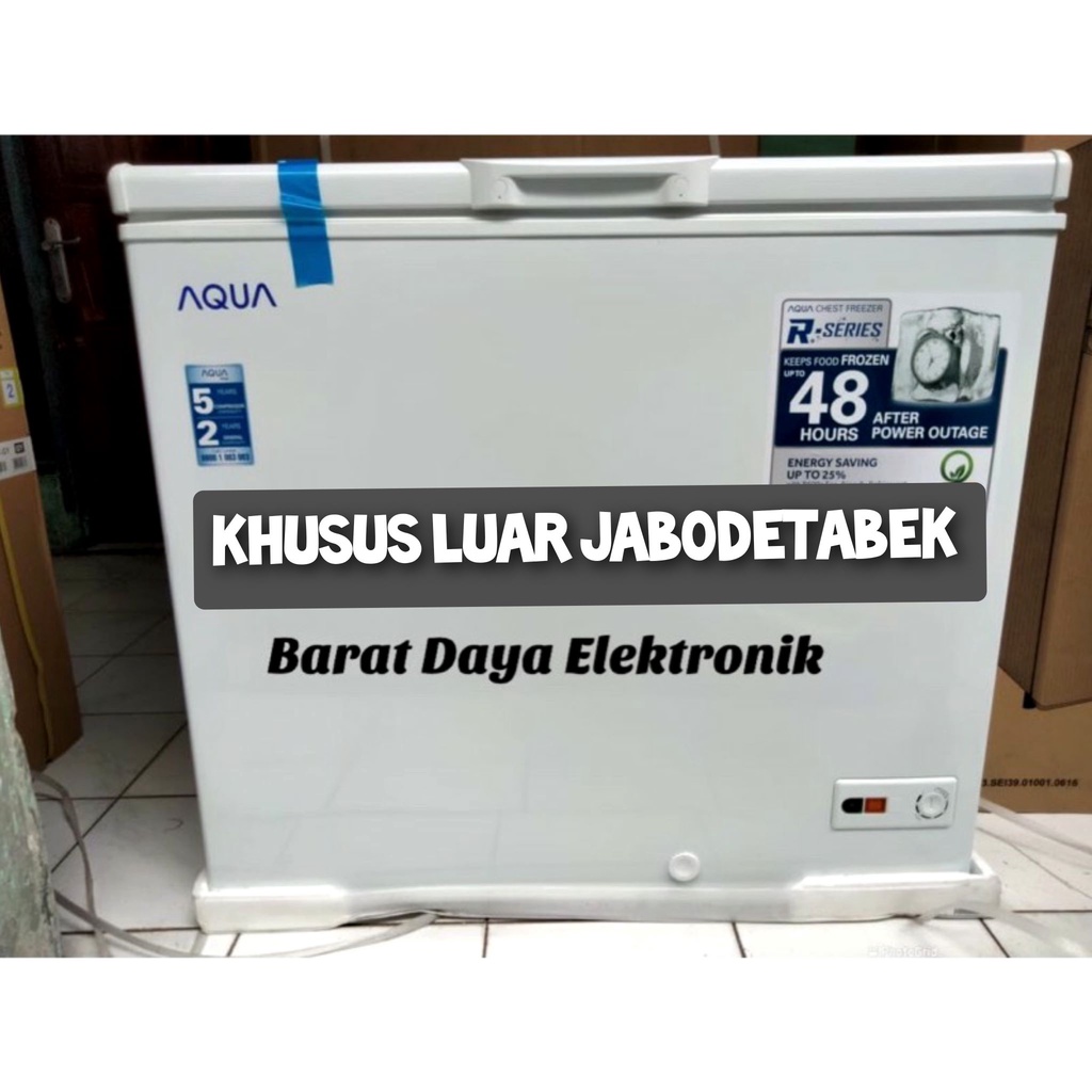 Jual Chest Freezer Aqua AQF-200 Freezer Box Tahan 48 Jam Freezer Box ...