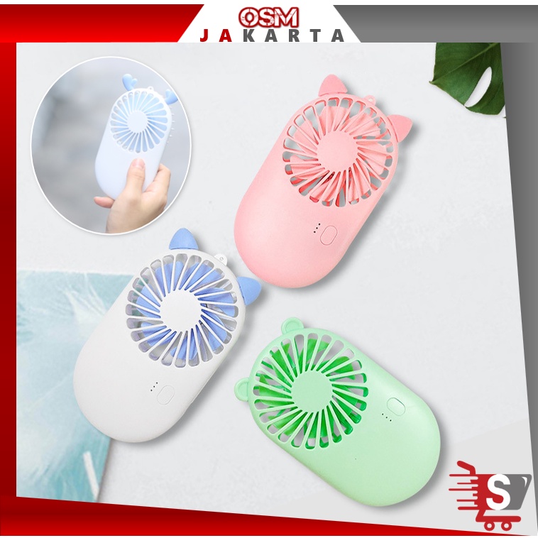 Jual OSM JKT Ki5706 Kipas Angin Portable 2 in 1 / Kipas Angin Cute