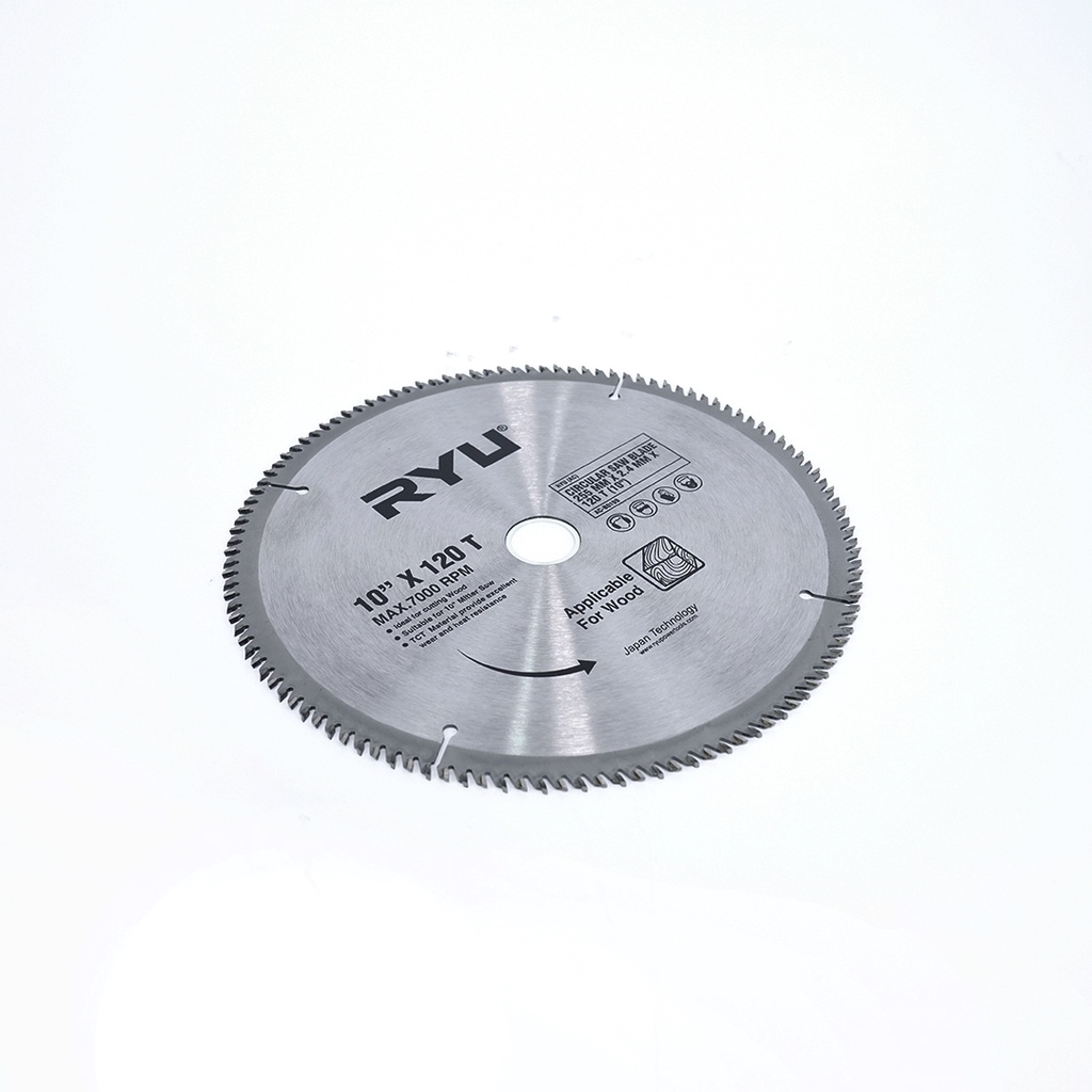 Jual RYU CIRCULAR SAW BLADE 255 MM X 2.4 MM X 120 T | Shopee Indonesia
