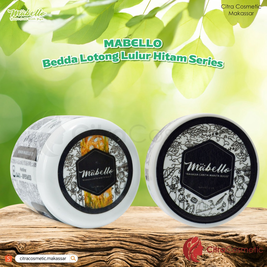 Jual Mabello Lulur Hitam 100 Gr | 300 Gr | Shopee Indonesia