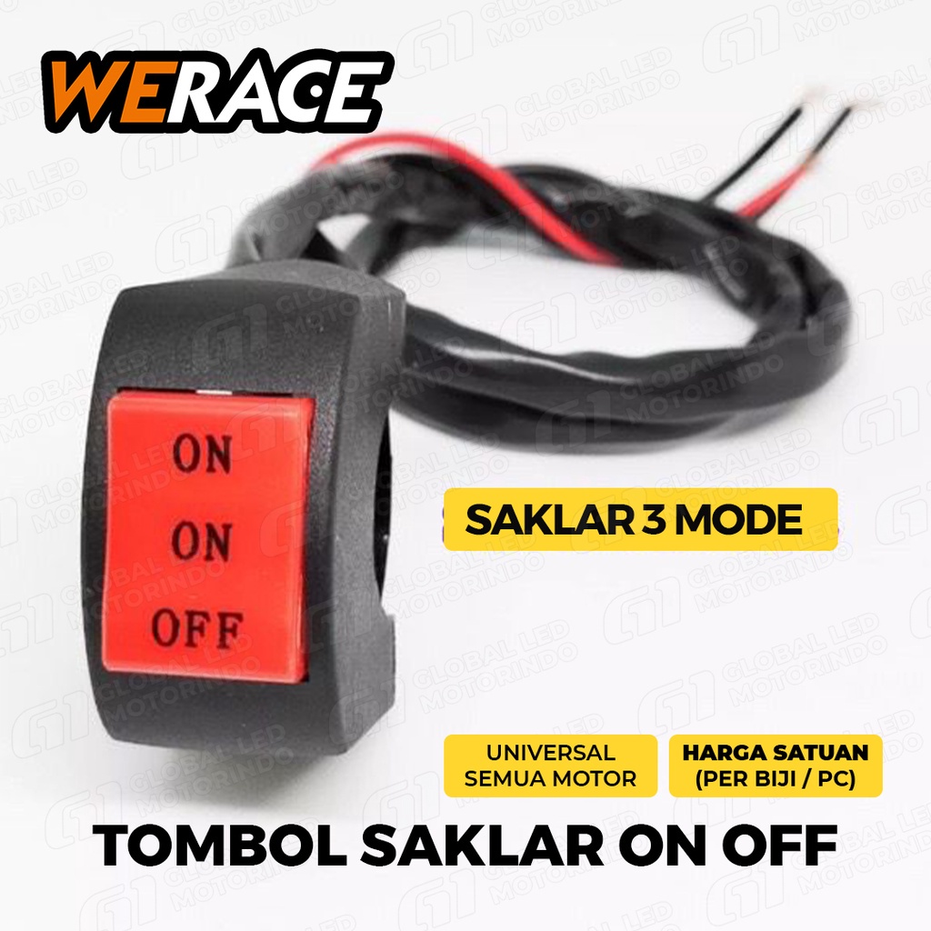 Jual Saklar On On Off 3Mode Multi Fungsi 3 Mode Universal Saklar On On ...