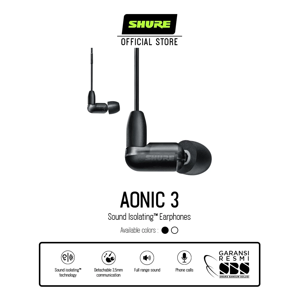 Shure AONIC 3 Earphone