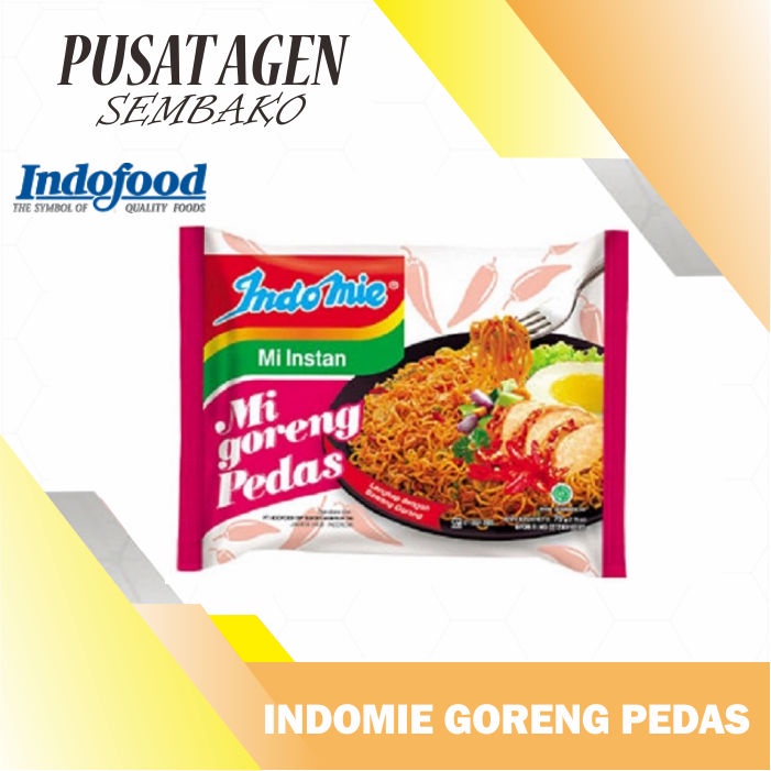 Jual INDOMIE GORENG PEDAS MIE INSTAN INDOMI MI | Shopee Indonesia