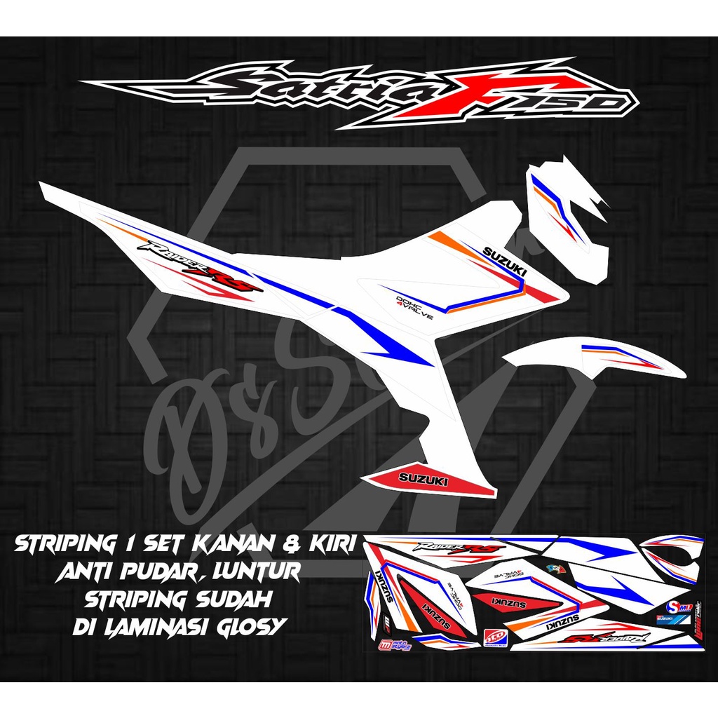 Jual STRIPING STICKER VARIASI SATRIA FU 150 INJEKSI SIMPEL | Shopee ...