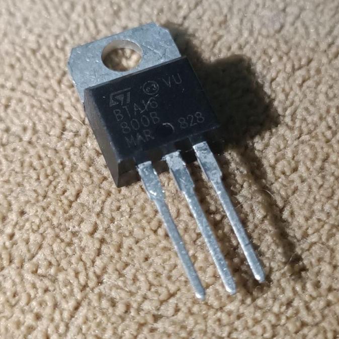 Jual BTA16-800B BTA16 800BWRG BTA16 800 TRIAC 16 Amp 800V TO220 New ...