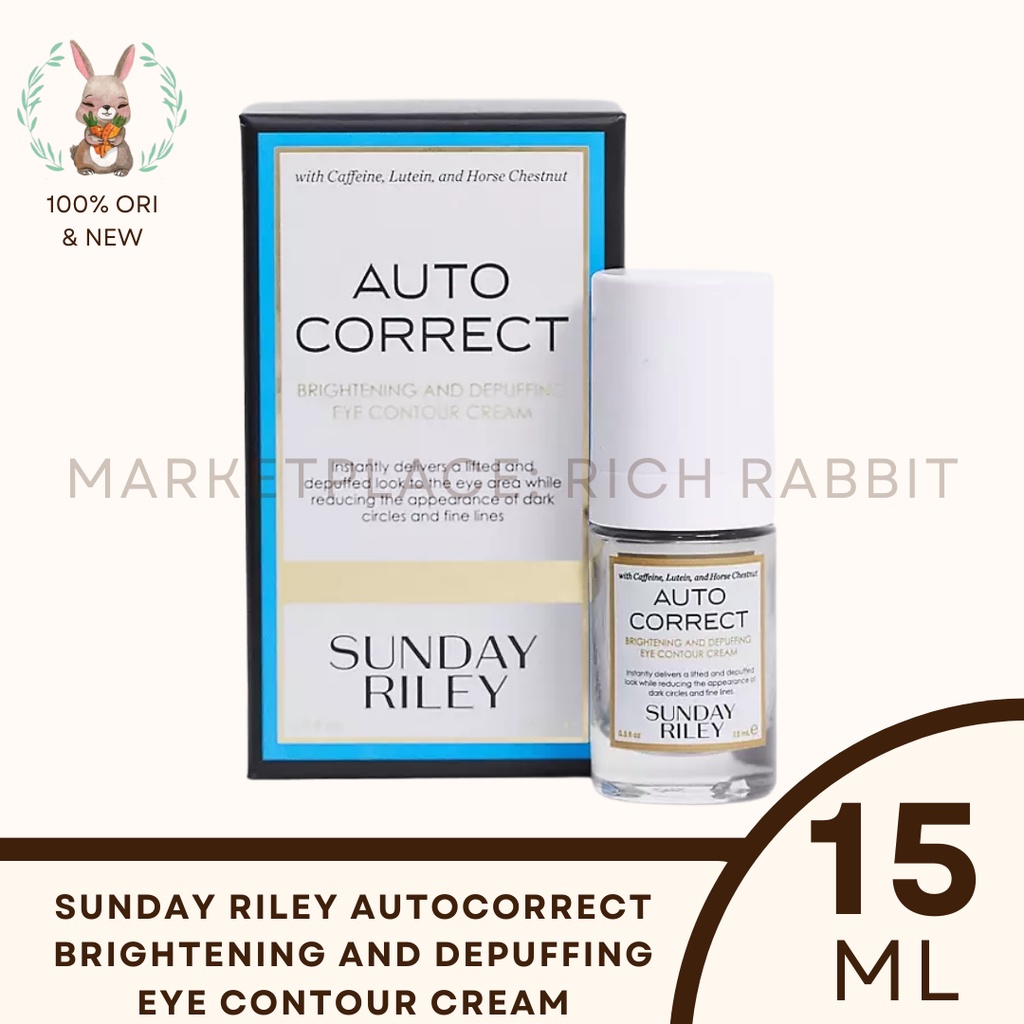 Jual Sunday Riley Auto Correct Eye Cream 15ml Krim Mata Autocorrect ...