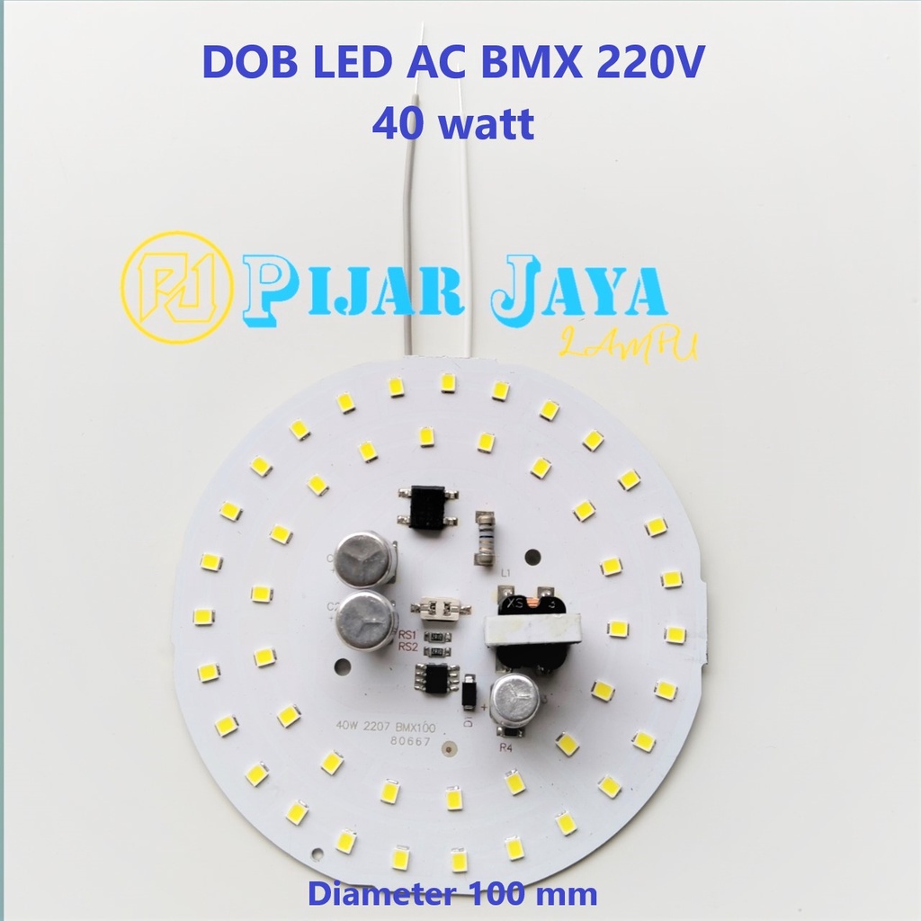 Jual PCB LED AC BMX All Watt 5 7 9 12 15 18 20 25 30 40 Watt DOB Driver ...