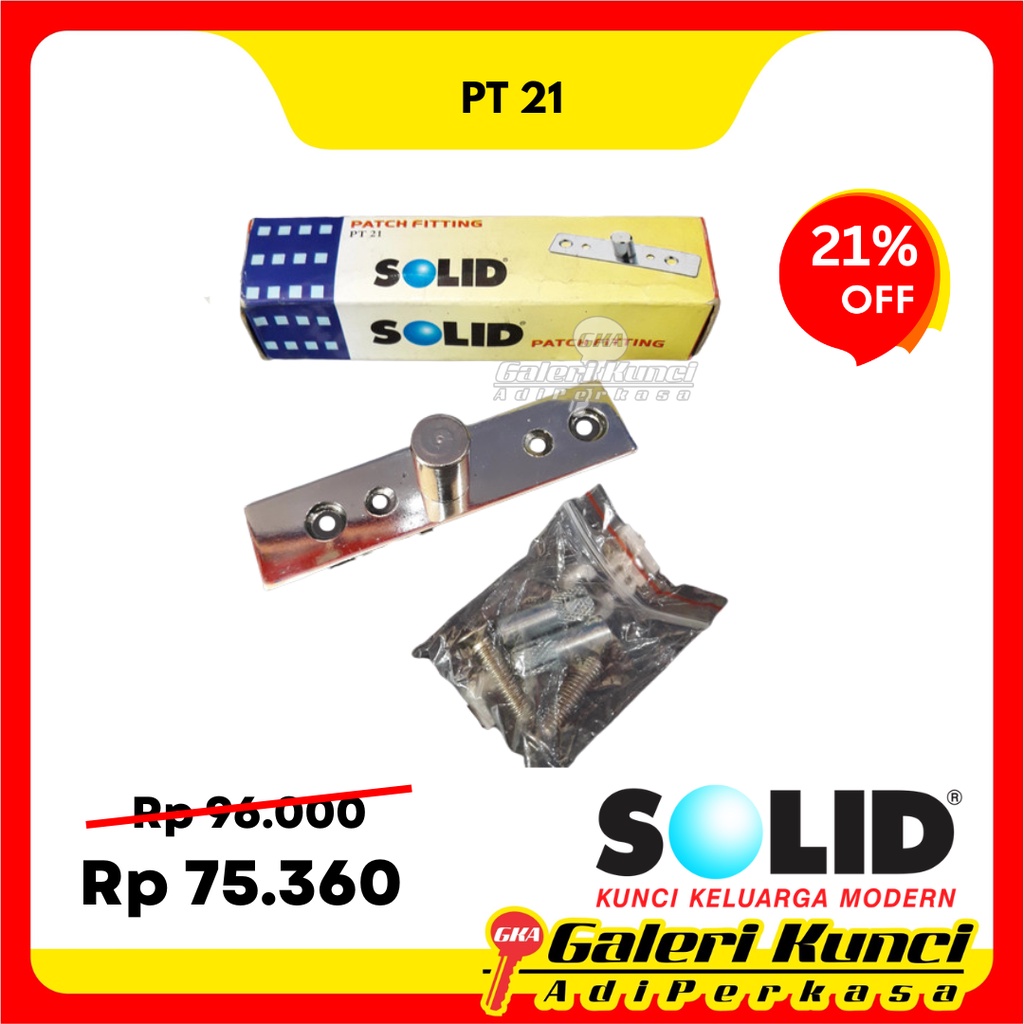 Jual Pin Pintu Kaca Fixed Top Pin SOLID PT 21 | Shopee Indonesia