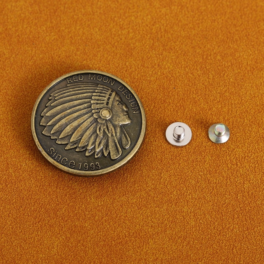Jual Leather Craft Rivet Concho Button Screws Indian Eagle Design ...