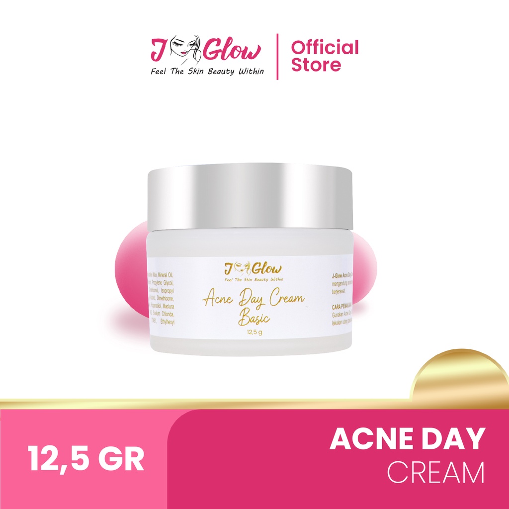 Jual JGlow Skincare Acne Day Cream Basic (Untuk Kulit Berjerawat) 12