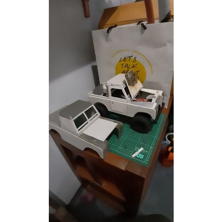 Jual body rc adventure 4wd mn 99s wpl model rc land rover landy series ...