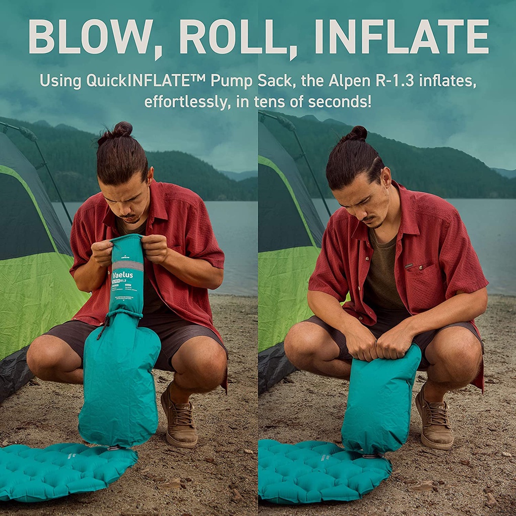 Jual VAELUS Alpen Sleeping Pad + Pump Sleeping Mat Matras Angin not