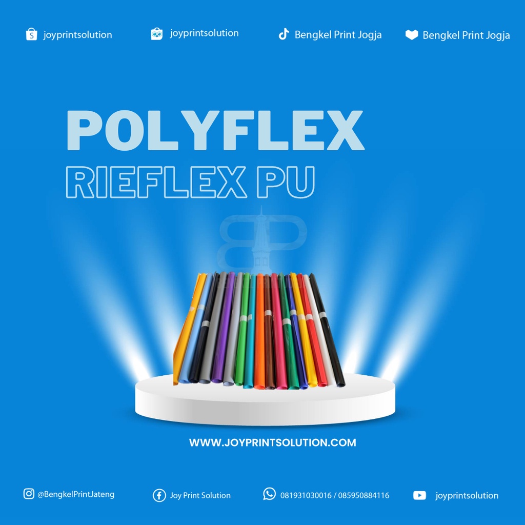 Jual Polyflex Rieflex PVC Warna Standart | Shopee Indonesia