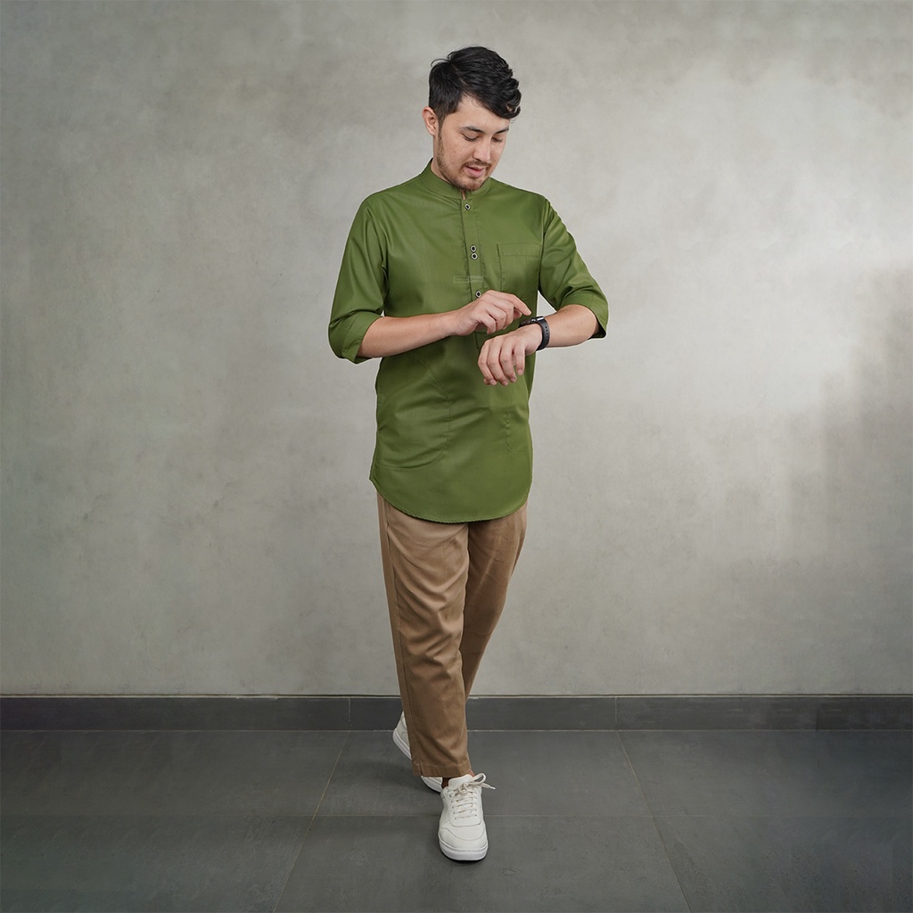 Jual Kurta Faid 3/4 Bunayya Sunnah Clothing Pakaian Muslim Pria Toyobo