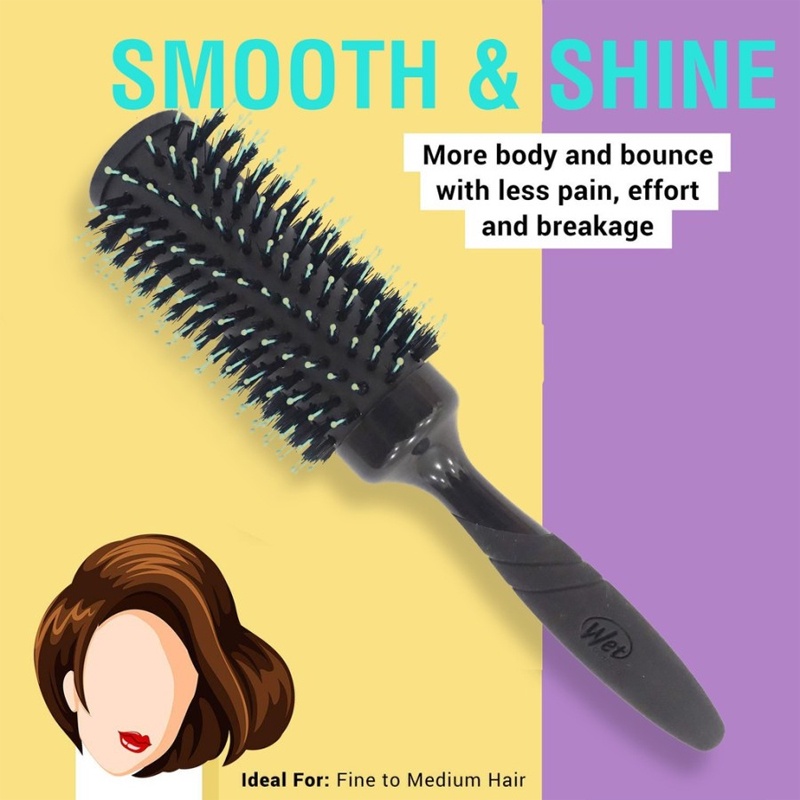 Jual mommynme wetbrush wet brush round brush anti kusut smooth & shine