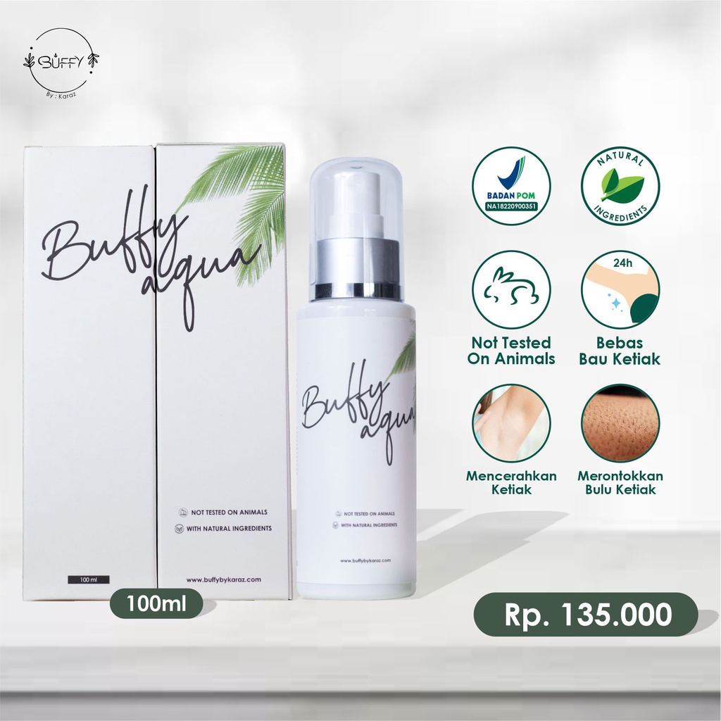 Jual Buffy Aqua 100ml BPOM Certified perawatan ketiak untuk bau badan