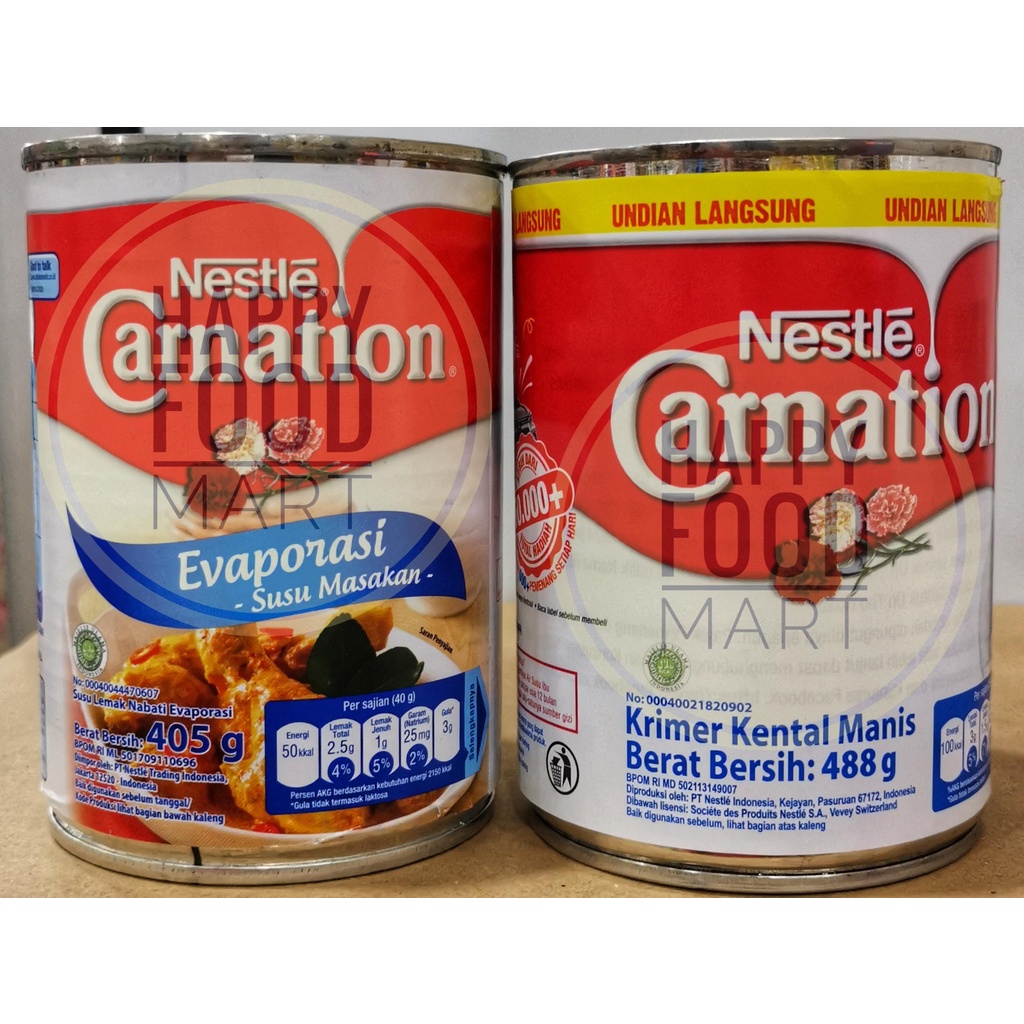 Jual [HALAL] NESTLE CARNATION SUSU EVAPORASI/KRIMER KENTAL MANIS ...