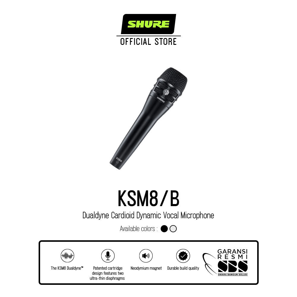 Jual Shure KSM8/B | Shopee Indonesia