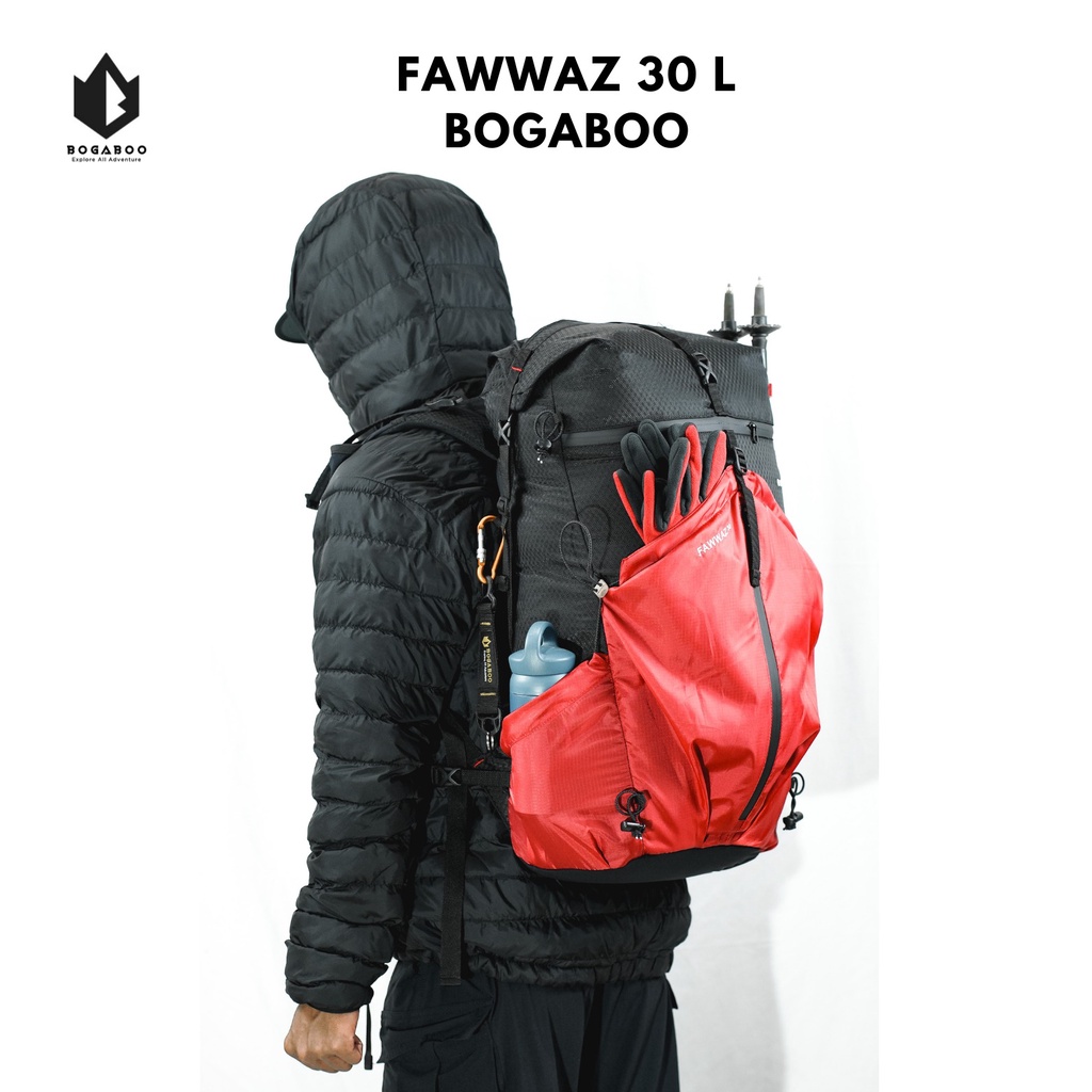 Jual BOGABOO FAWWAZ BACKPACK ULTRALIGHT Frameless 30 L Waterproof Tas
