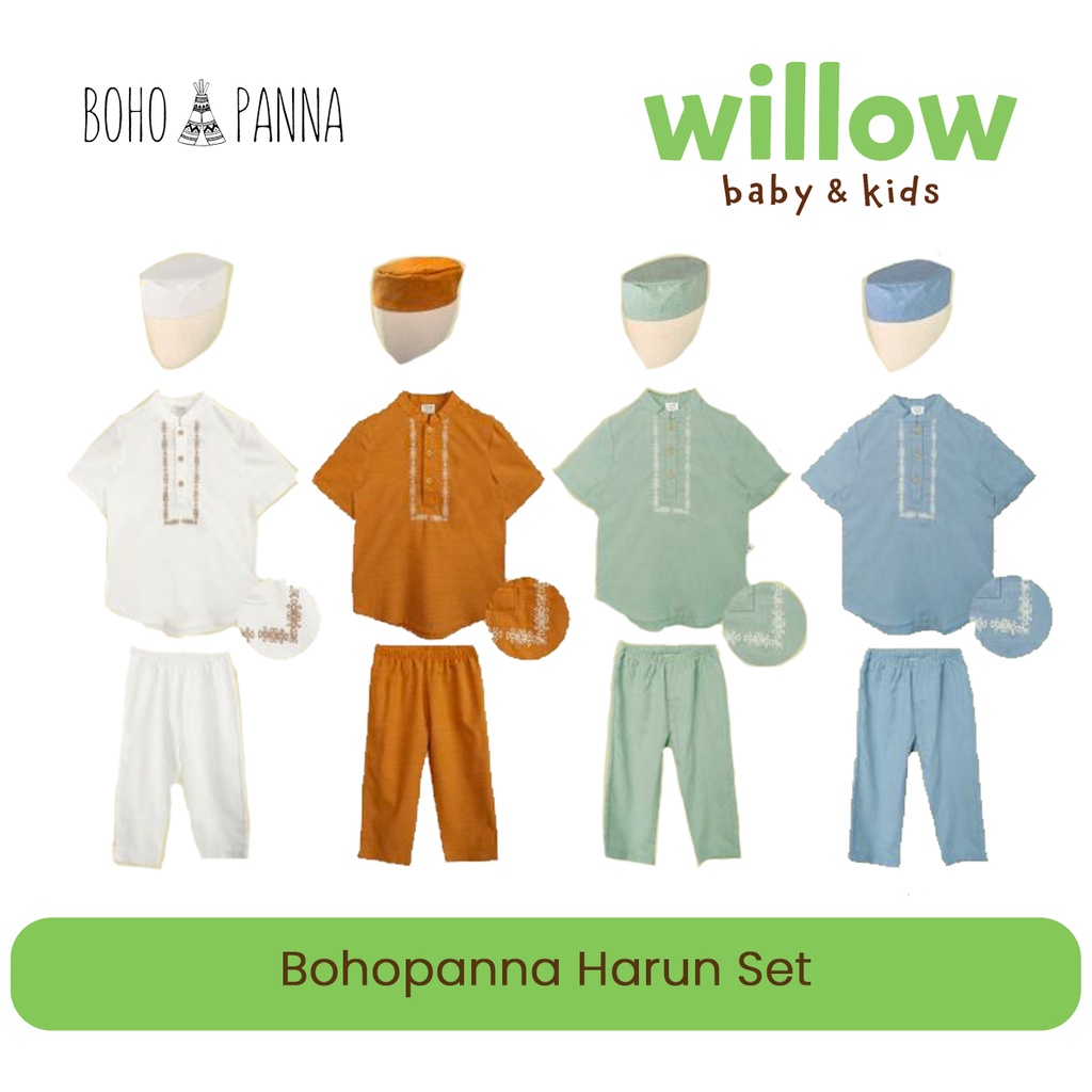 Jual Baju Koko Anak - Bohopanna Harun Set | Shopee Indonesia