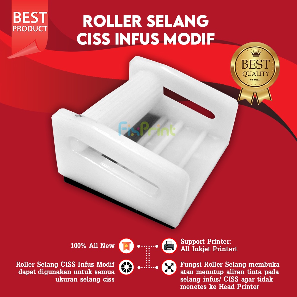 Jual Roller Selang CISS Infus Modif Printer Epson Canon HP | Shopee ...