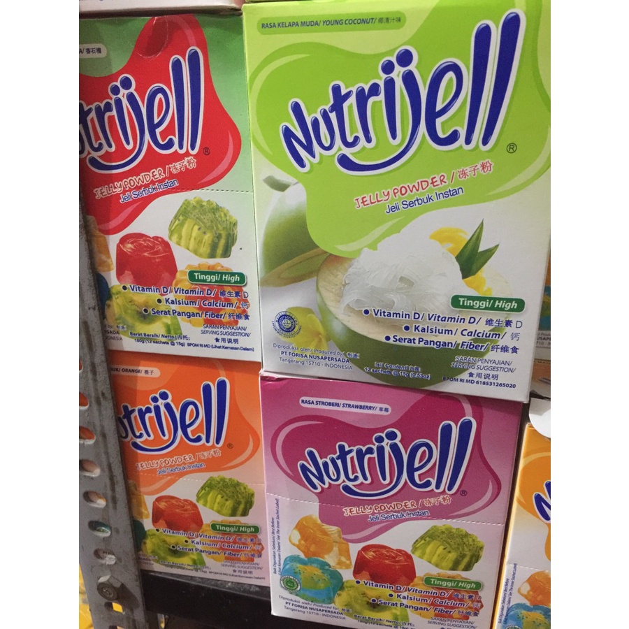 Jual Nutrijell Jelly Powder Dus Isi X Gram Nutrijel Bubuk Jelly