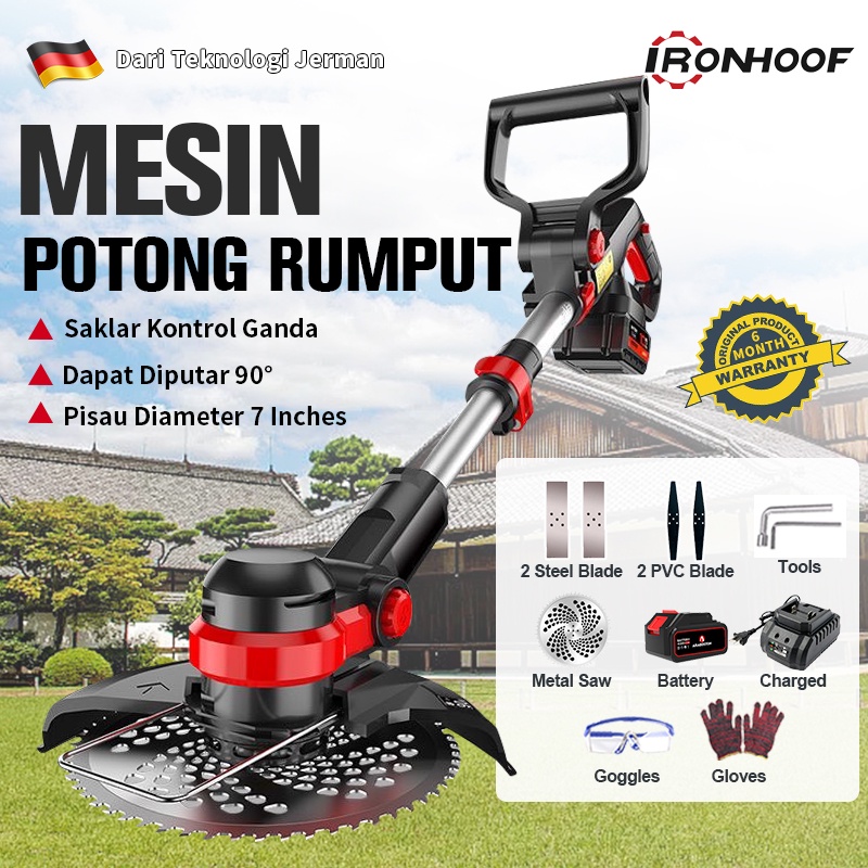 Jual Ironhoof Mesin Potong Rumput V V V Mesin Pemotong Rumput Mesin Potong Rumput Baterai