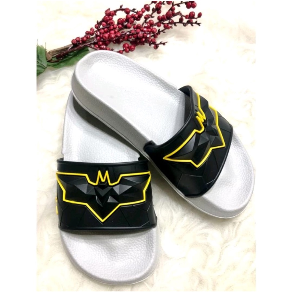 Jual Sandal Selop Anak Laki Motif Batman Porto Slop Batman Series