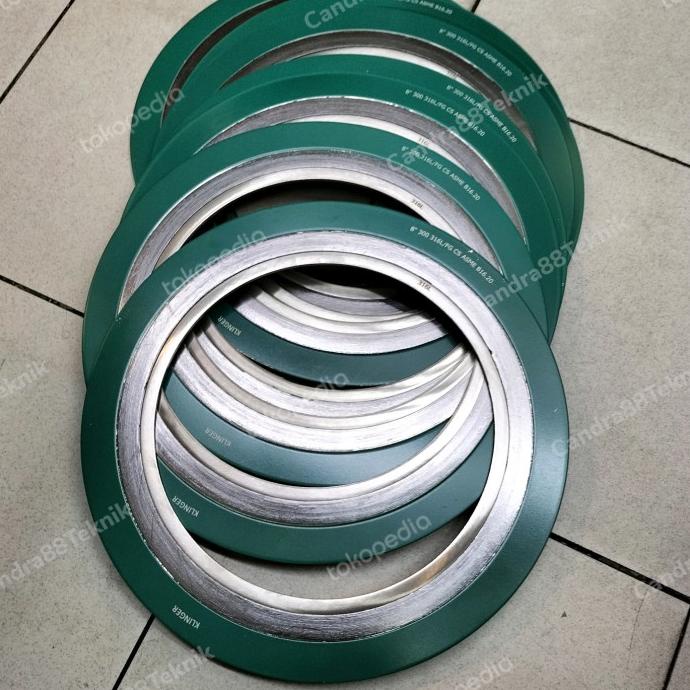 Jual Spiral Wound Gasket Ansi 300 Klinger Original 8"Inch Ansi 300
