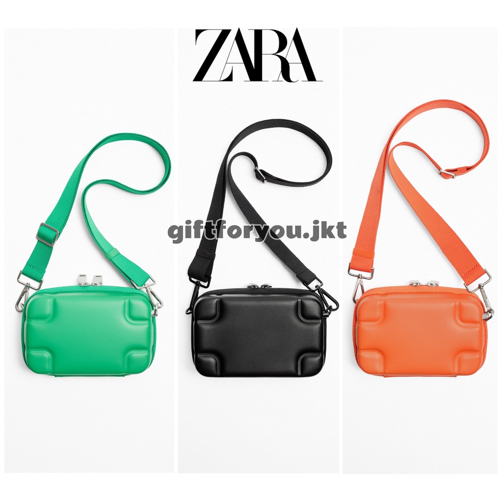 Jual Tas Selempang Zara Man Bag Pria Mini Soft Rigid Crossbody