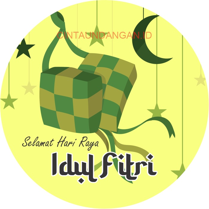 Jual Stiker Ucapan Selamat Hari Raya Idul Fitri Shopee Indonesia