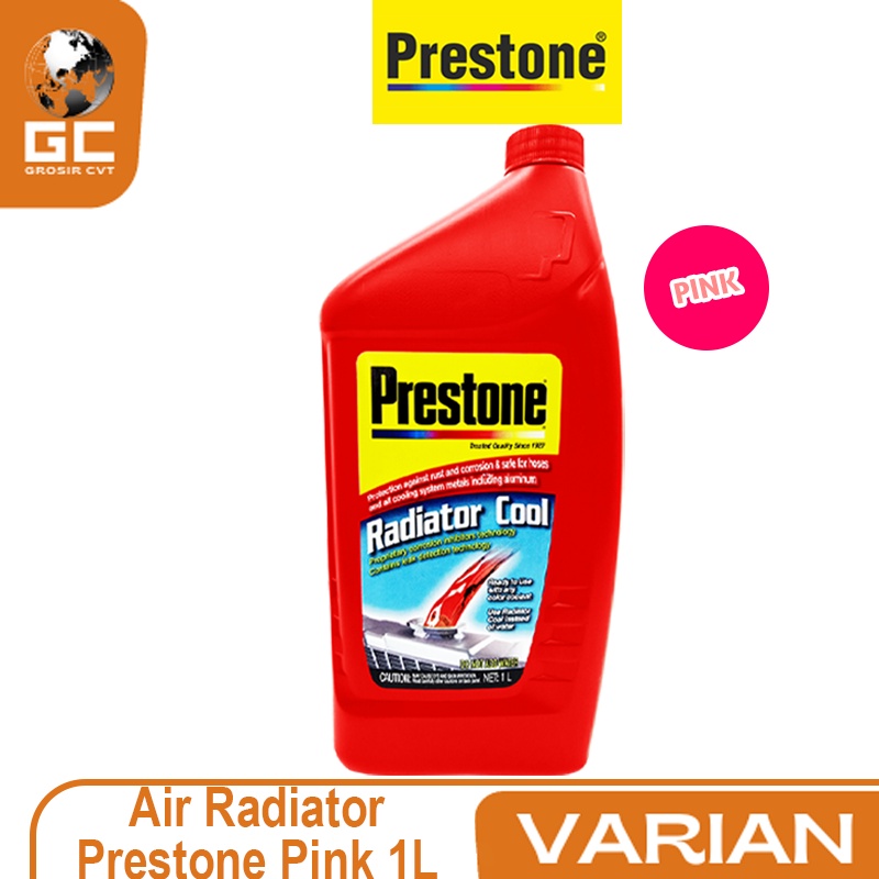 Jual Prestone Air Radiator Coolant Pendingin Motor Mobil warna Pink 1 L ...