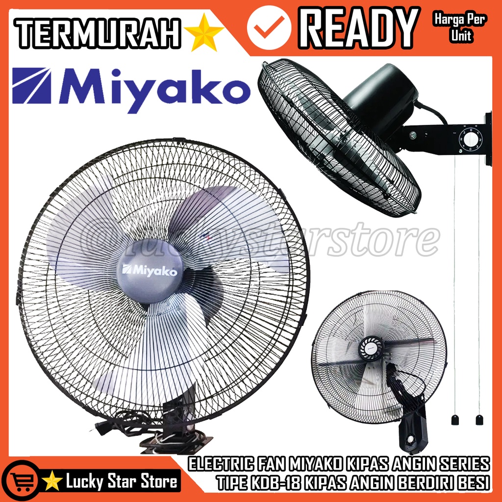 Jual ELECTRIC FAN MIYAKO KIPAS ANGIN SERIES TIPE KDB-18 20 INCHI INCI