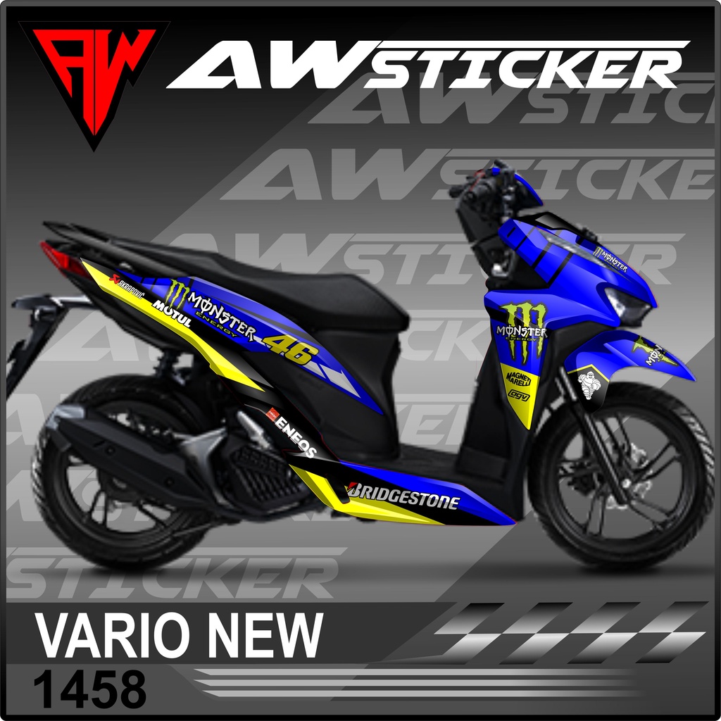 Jual Decal Sticker Vario New Fullbody - Dekal Stiker Vario Custom ...