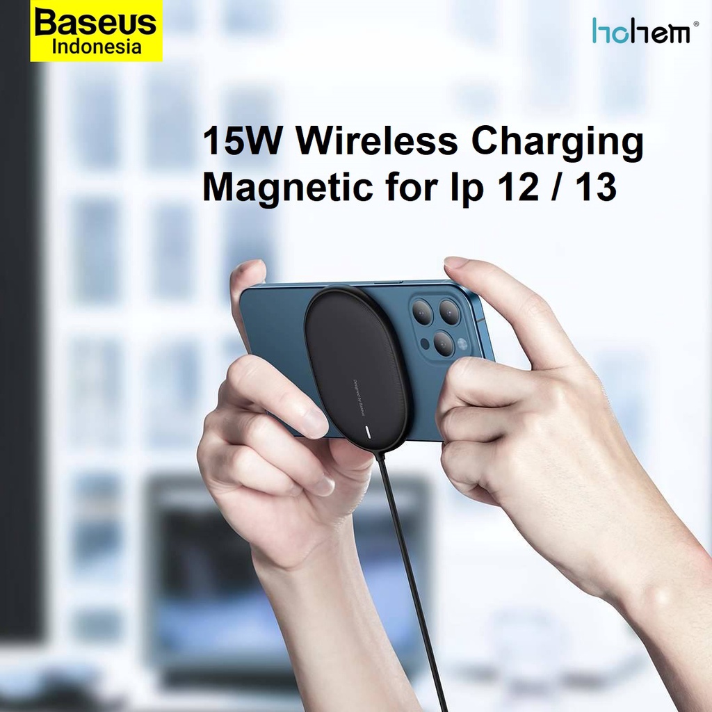 Jual BASEUS Light Wireless Charger 15W Iphone 12 13 Pro
