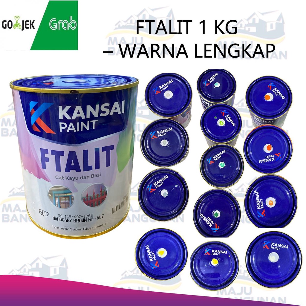 Jual Cat Ftalit 1 Kg Warna Standard Rumah Cat Minyak Untuk Kayu Dan Besi Shopee Indonesia 7816