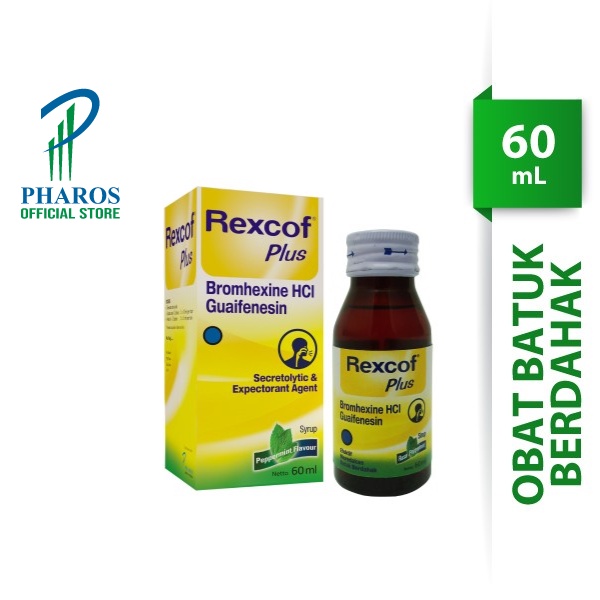 Jual Rexcof Plus Rasa Peppermint Sirup 60 mL - Obat Batuk Berdahak ...