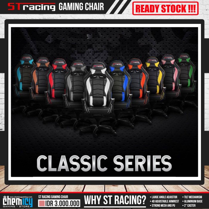 Jual Kursi [Ready Stock] Stracing / St Racing Gaming Chair Classic ...