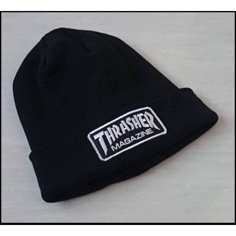 Jual TERBARU!! Topi Kupluk THRASHERR Pria/Wanita - Model Kupluk Polos ...