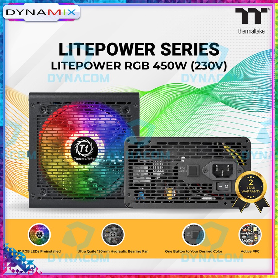 Jual Thermaltake Litepower Rgb W Psu Tt Litepower Series Power Supply Shopee Indonesia