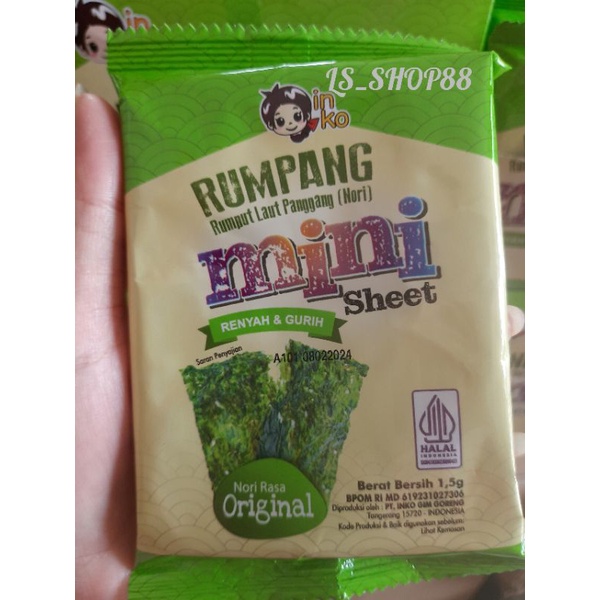 Jual INKO RUMPANG Rumput Laut Panggang | Shopee Indonesia
