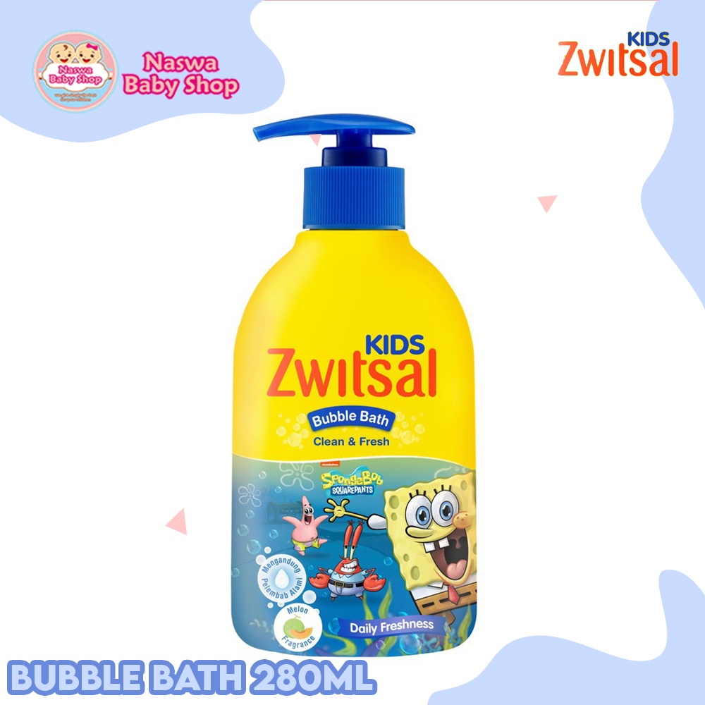 Jual Zwitsal Bubble Bath Clean & Fresh Daily Freshness 280ml | Shopee ...