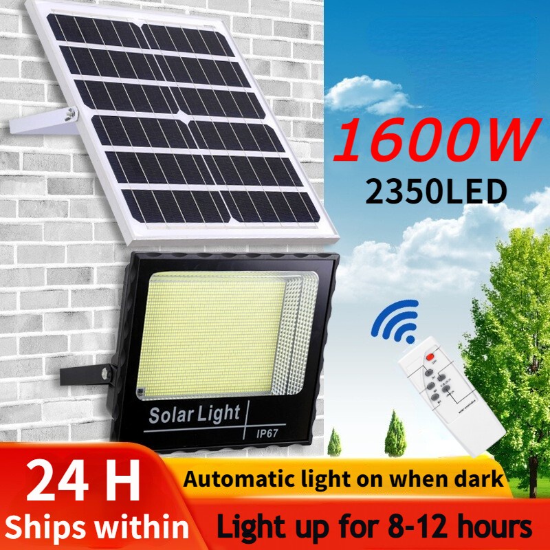 Jual Lampu Outdoor Tenaga Surya LED 1000W/16000W IP67 Tahan Air Lampu