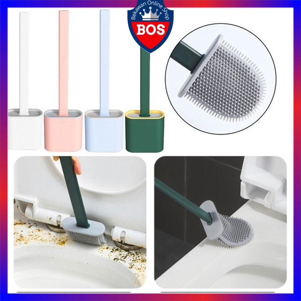 Jual Market1688 Sikat WC Silikon Serbaguna Gagang Panjang Sikat Toilet ...