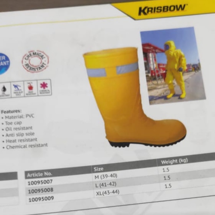 Jual Safety Boots Pvc Yellow Krisbow Sepatu Boot Kuning Krisbow Terlaris Shopee Indonesia 8368