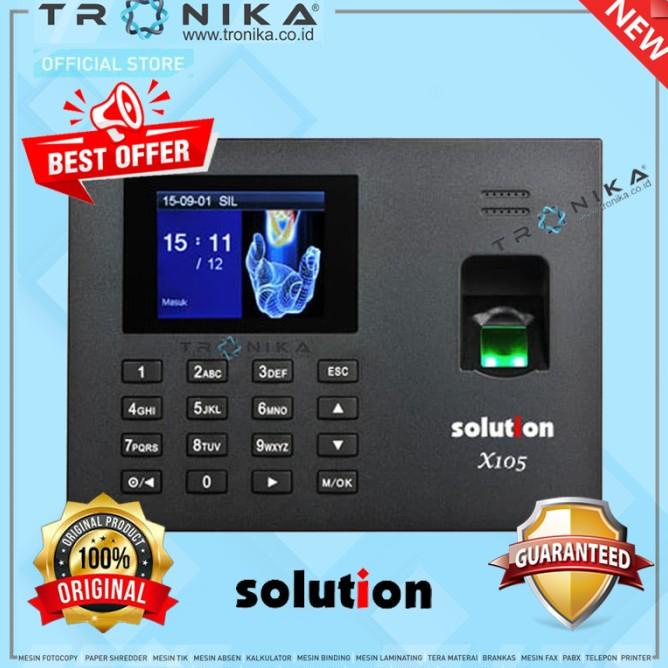 Jual Mesin Absensi Sidik Jari Solution X105 | Shopee Indonesia