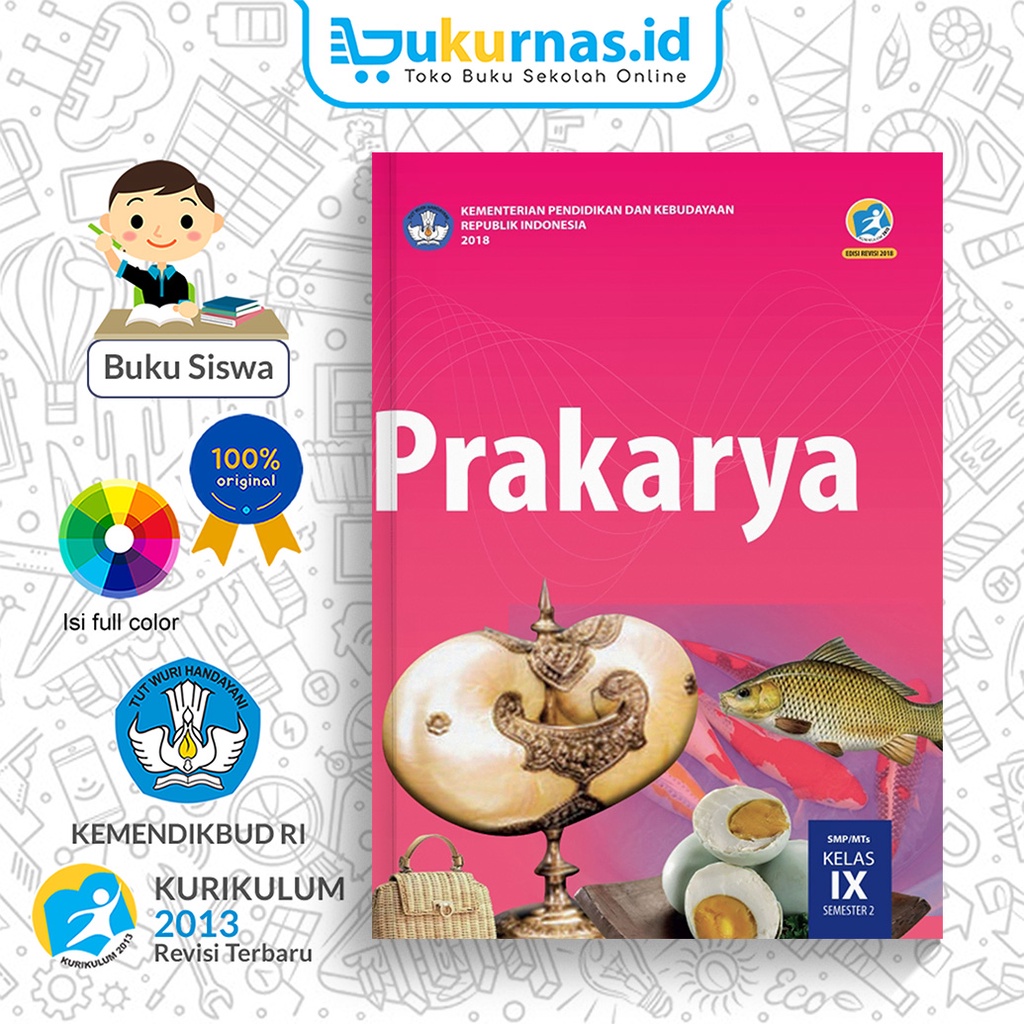 Jual Buku Prakarya SMP/MTs Kelas 9 Semester 2 K13 Revisi Terbaru ...